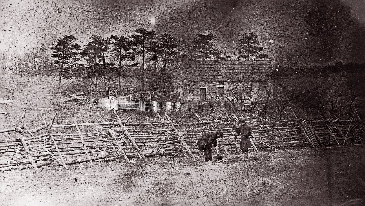 Bika futás. Matthews-ház, 1861-62. alkotó: George N. Barnard