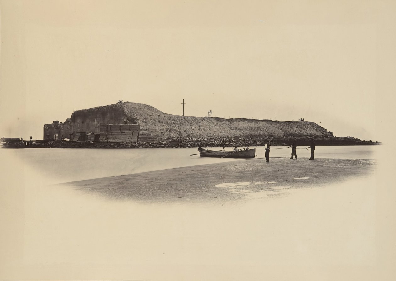 Fort Sumpter, 1860-as évek. alkotó: George N. Barnard
