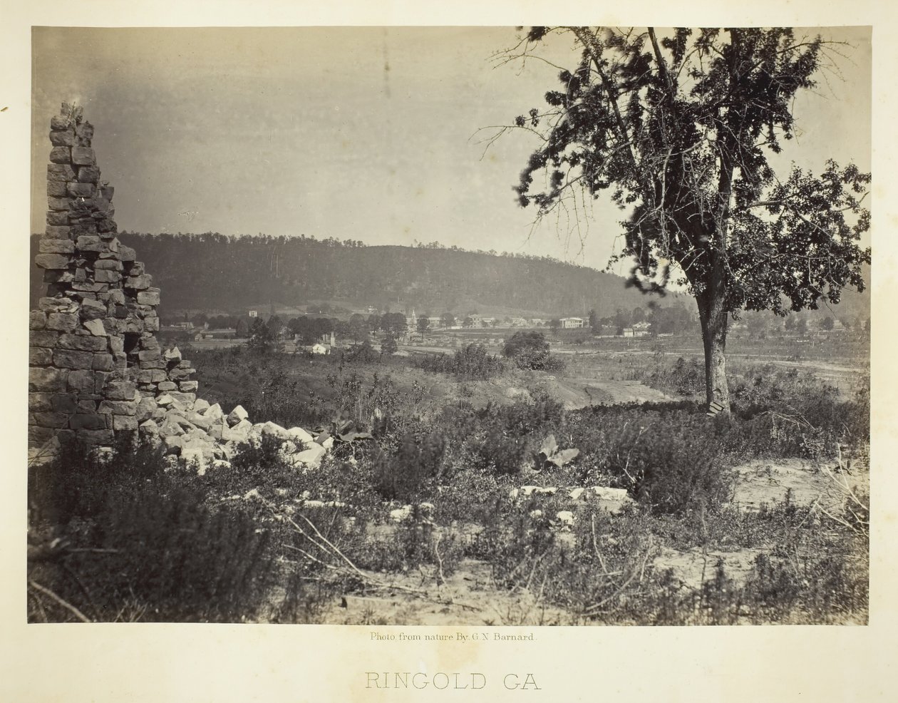 Ringgold, GA, 1866. alkotó: George N. Barnard