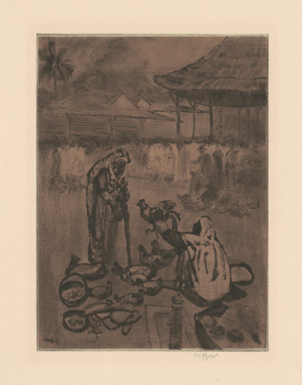 Csirkeárus, Trinidad alkotó: George Overbury
