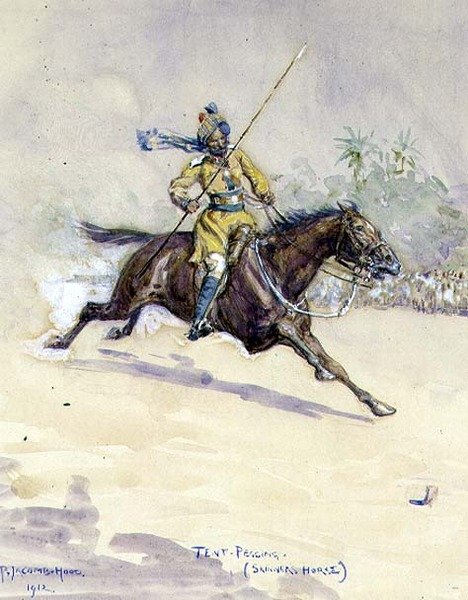 Sátorverés, Skinner lova alkotó: George Percy Jacomb Hood