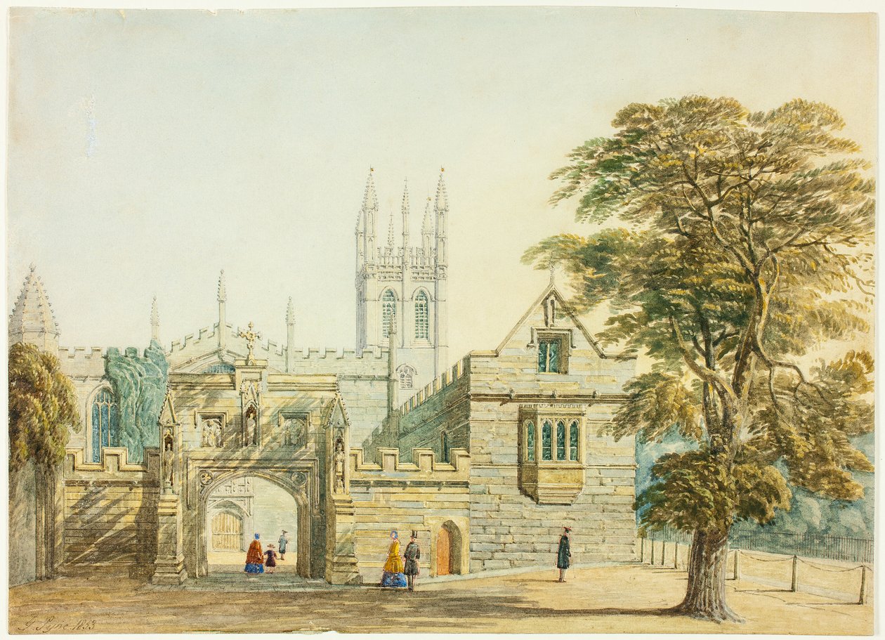 Magdalen College and Tower, Oxford alkotó: George Pyne