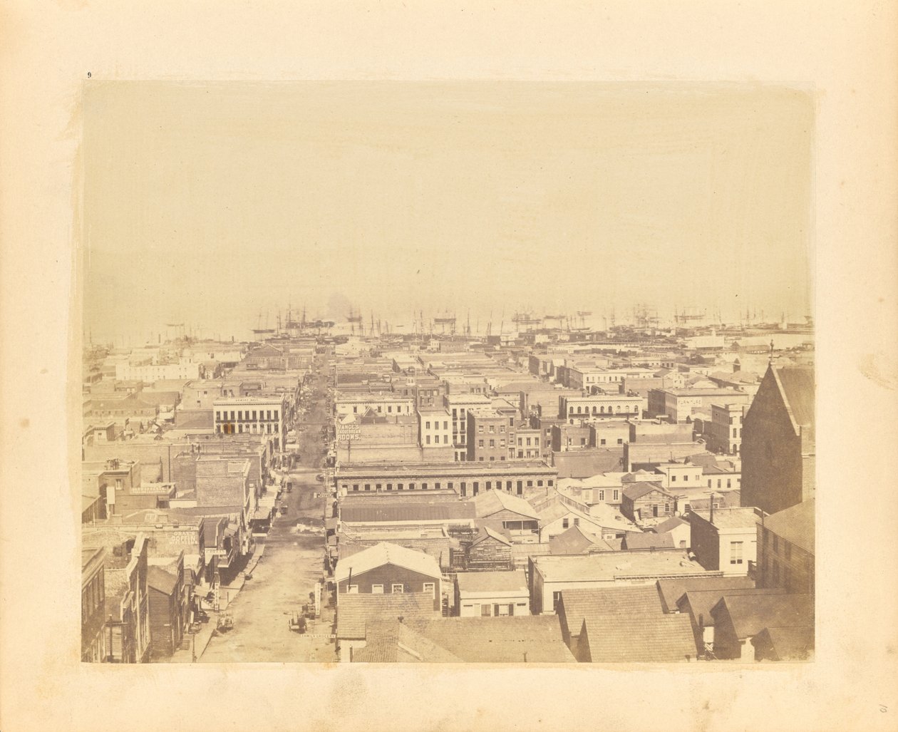 Kilátás a Sacramento Streetre. alkotó: George R. Fardon