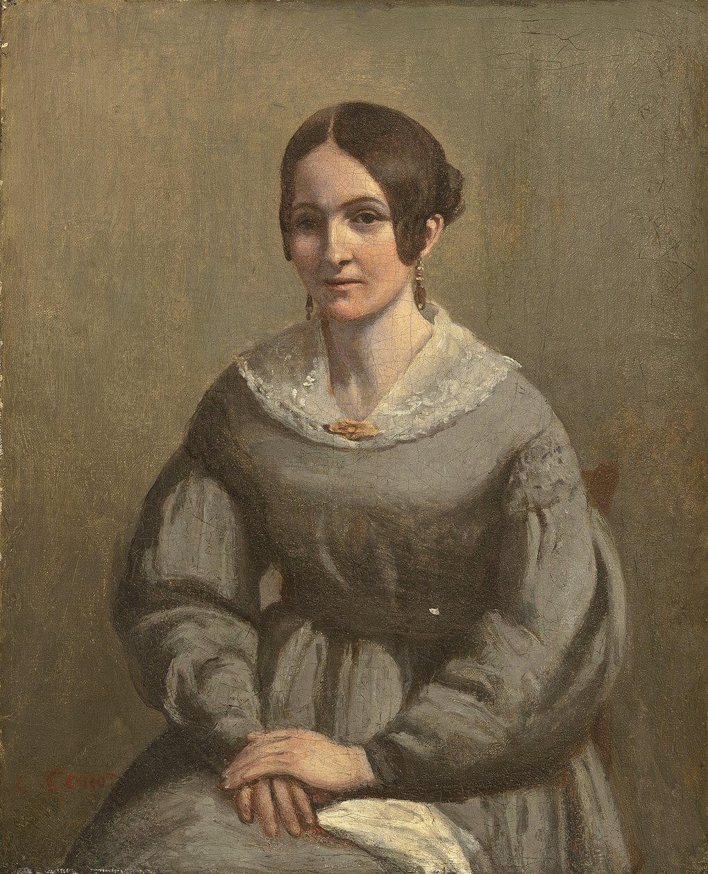 Fiatal nő portréja, alkotó: George Richmond