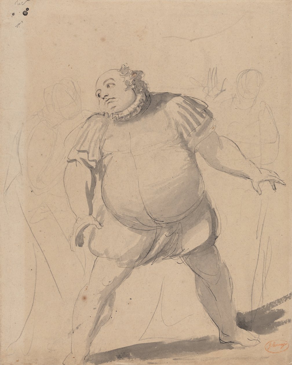 John Henderson mint Falstaff alkotó: George Romney