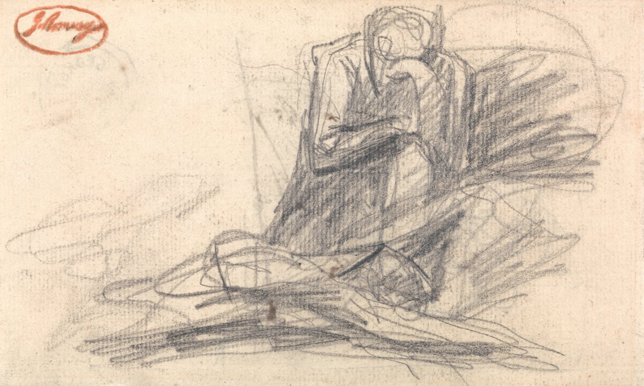 Térdelő ábra alkotó: George Romney