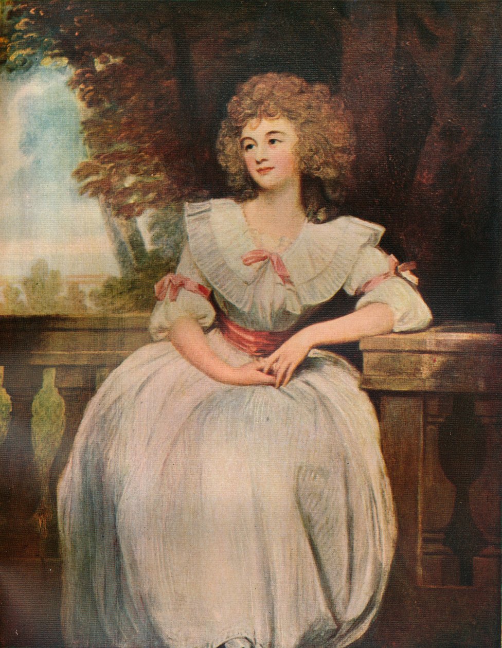 Mark Currie asszony, 1789. alkotó: George Romney