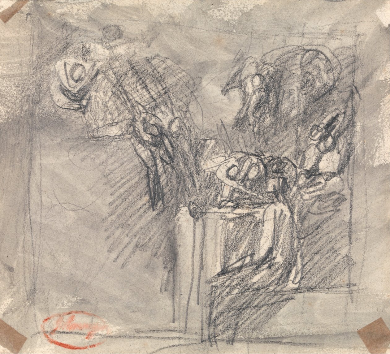 Krisztus megkísértése alkotó: George Romney