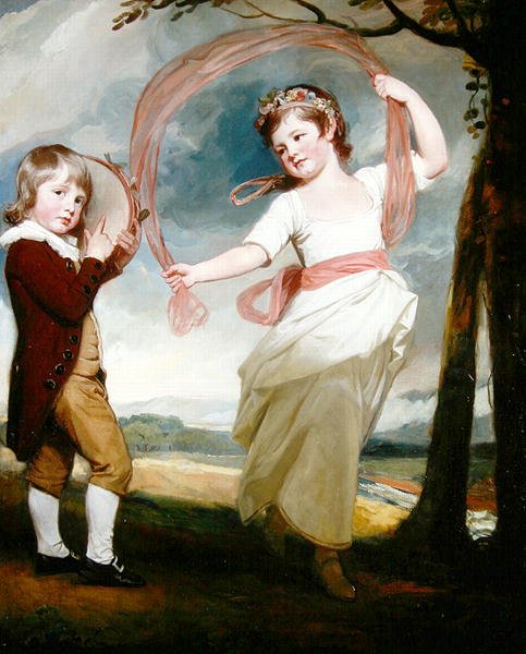 A Cornewall gyerekek alkotó: George Romney