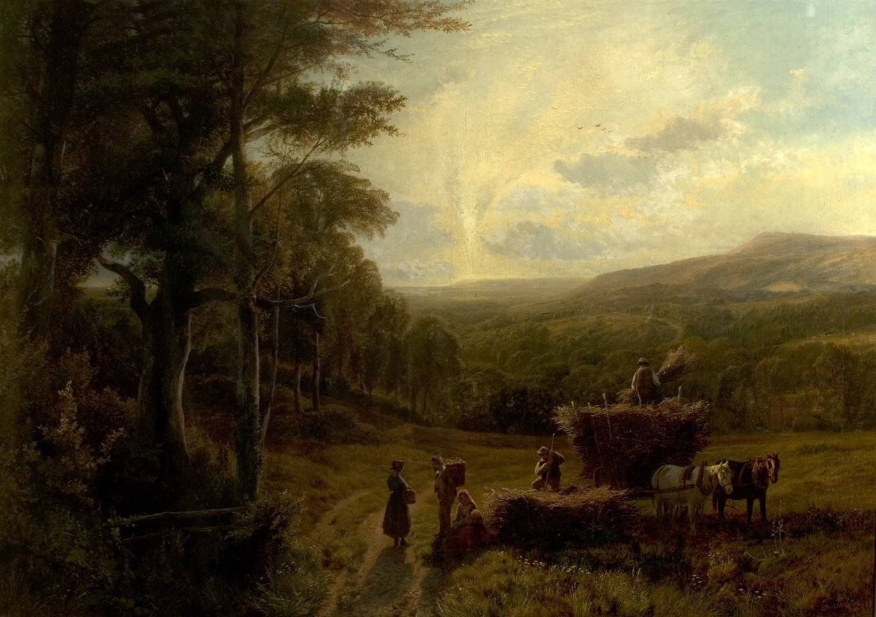 Haslemere közelében, Surrey államban alkotó: George Shalders