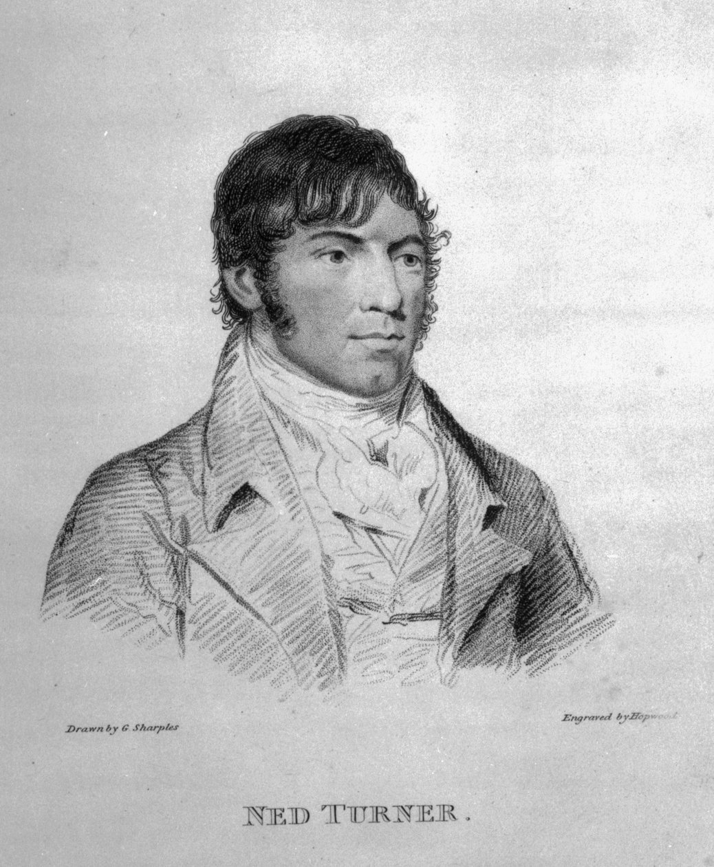 Ned Turner, Hopwood metszet alkotó: George Sharples