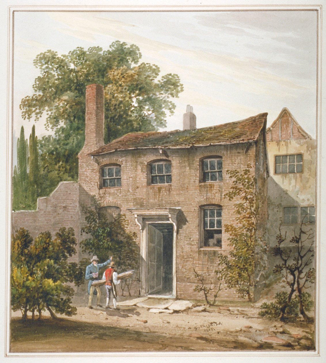 Ház Holbornban, Londonban, 1815 alkotó: George Shepherd