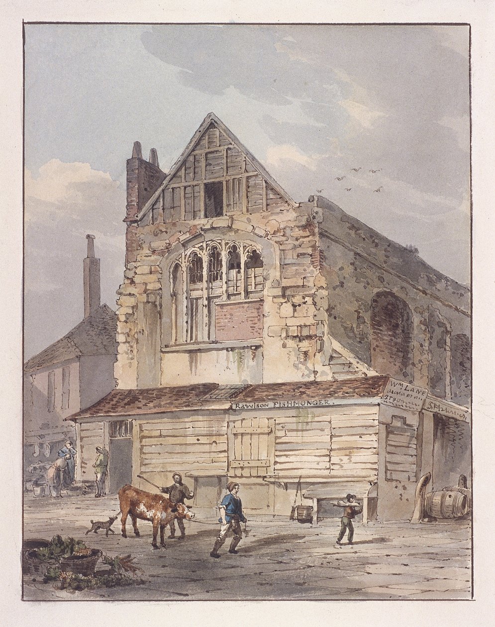 Leadenhall kápolna, London, 1810 alkotó: George Shepherd