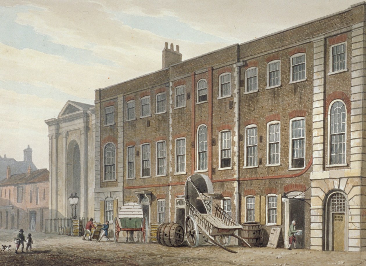 Portugal Street, Westminster, London, 1811 alkotó: George Shepherd