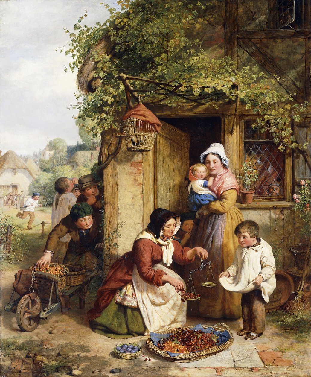 A cseresznye eladó, 1856 alkotó: George Smith