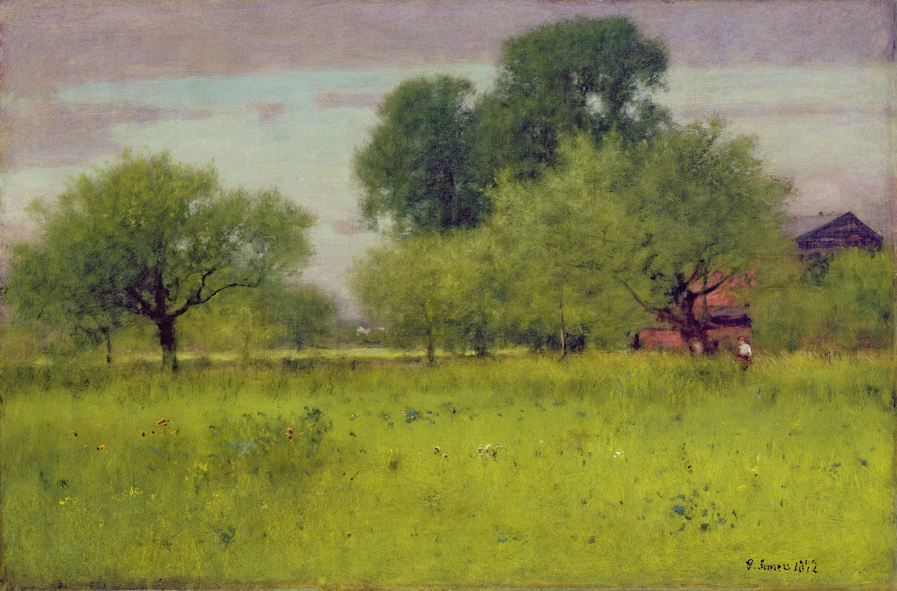 Almáskert, 1892 alkotó: George Snr. Inness