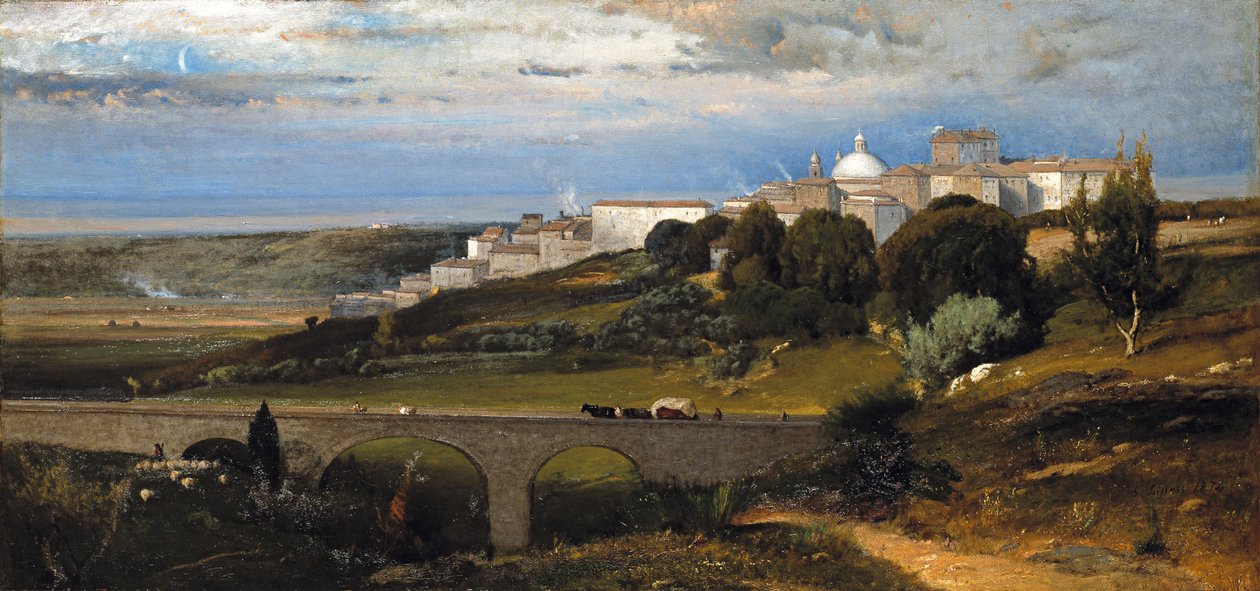 Ariccia, 1874 alkotó: George Snr. Inness