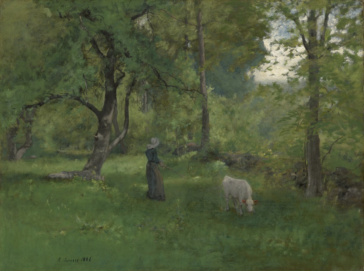 Zöld táj, 1886 alkotó: George Snr. Inness