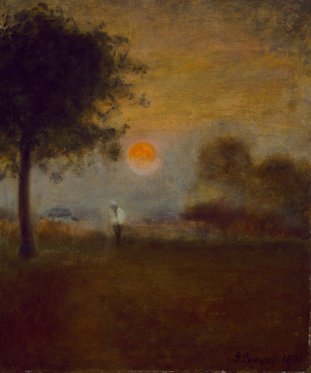 Holdkelte, 1891 alkotó: George Snr. Inness