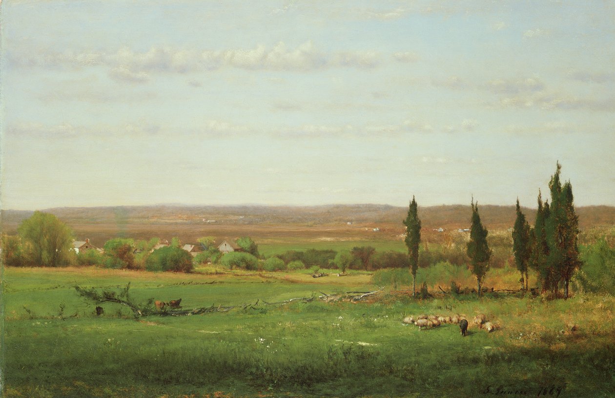 Eagleswood közelében, 1869 alkotó: George Snr. Inness