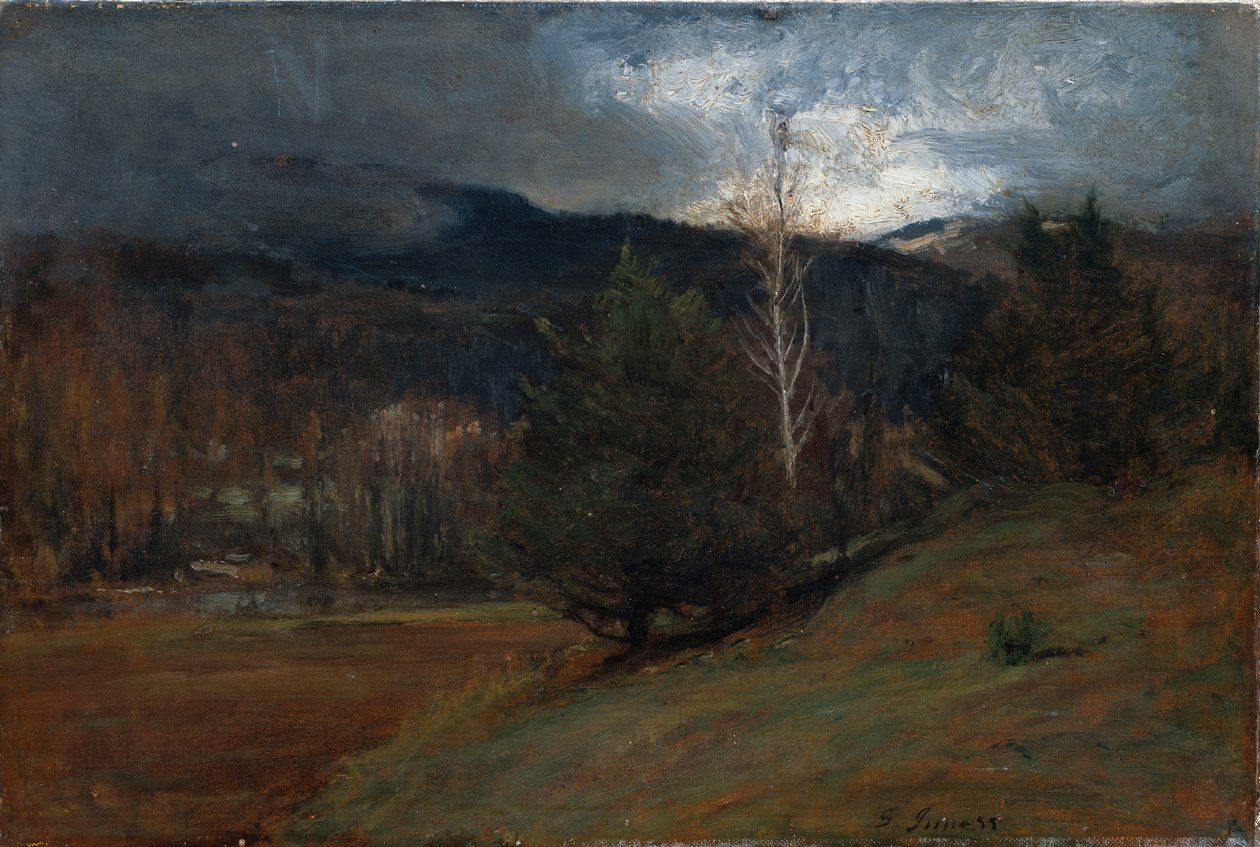 November az Adirondackokban, 1885 körül alkotó: George Snr. Inness