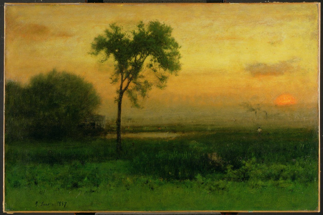 Napkelte, 1887 alkotó: George Snr. Inness