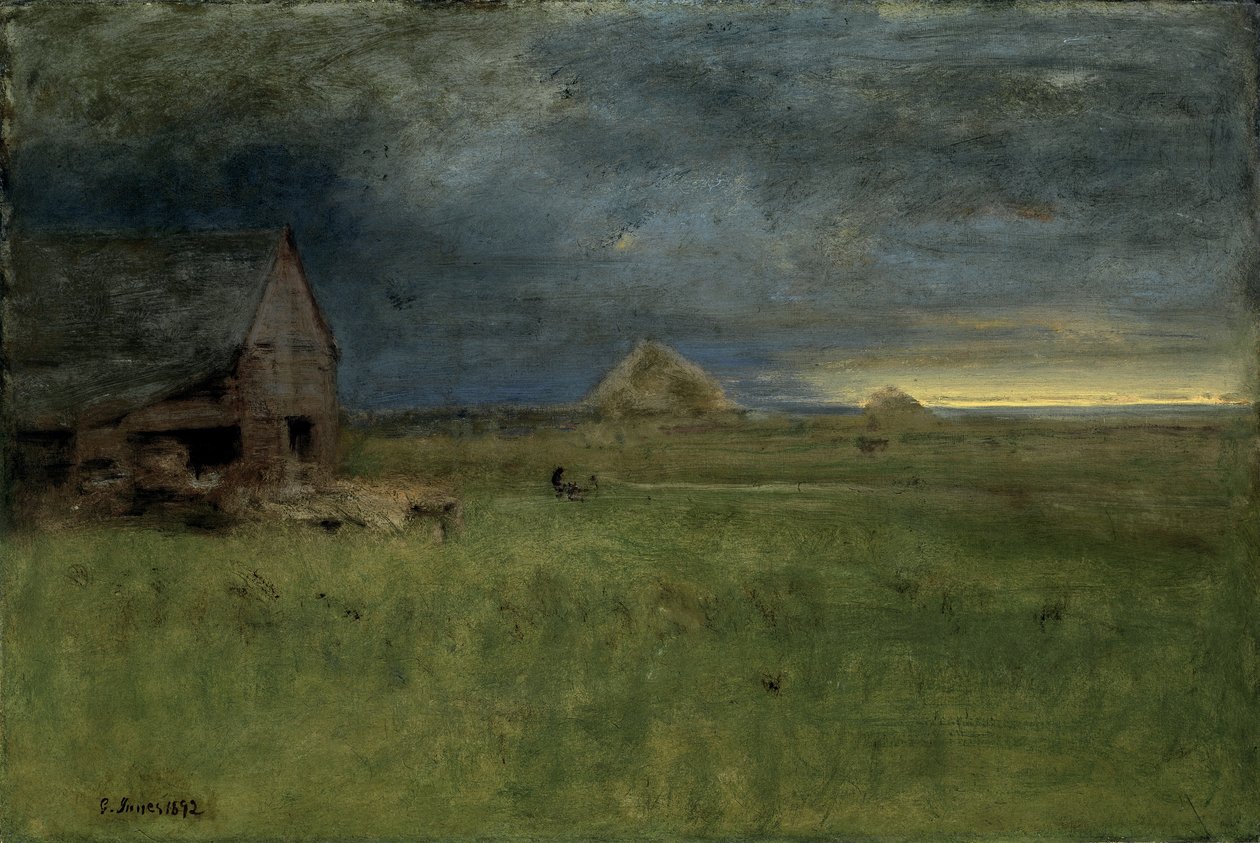 The Lonely Farm, Nantucket, 1892 alkotó: George Snr. Inness