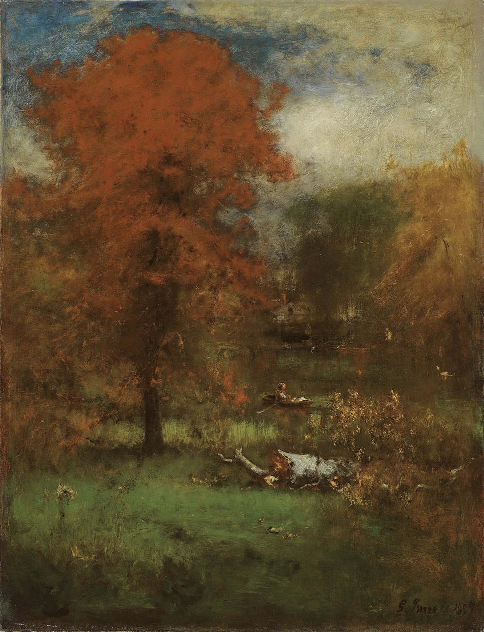 A malomtó, 1889 alkotó: George Snr. Inness