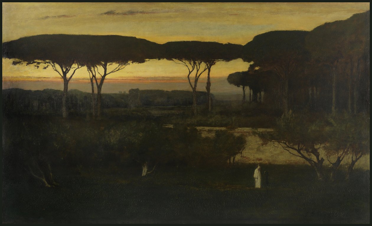 A szerzetes, 1873 alkotó: George Snr. Inness