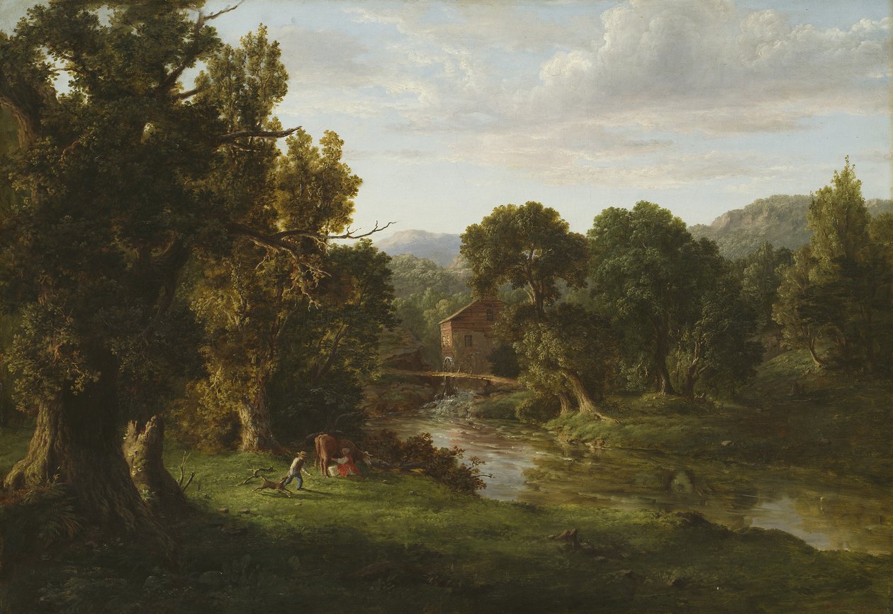 A régi malom, 1849 alkotó: George Snr. Inness