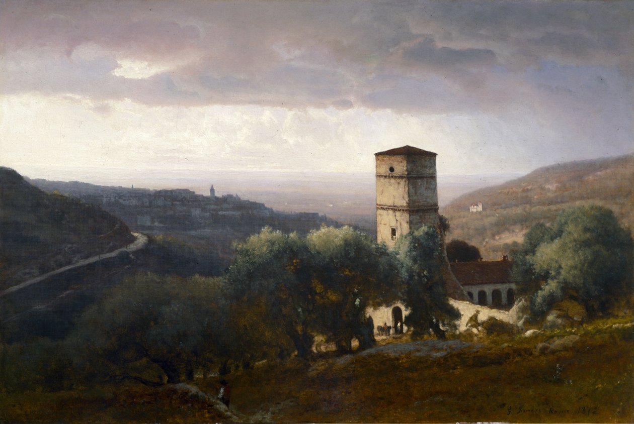 Róma kilátása a Tivoliból alkotó: George Snr. Inness