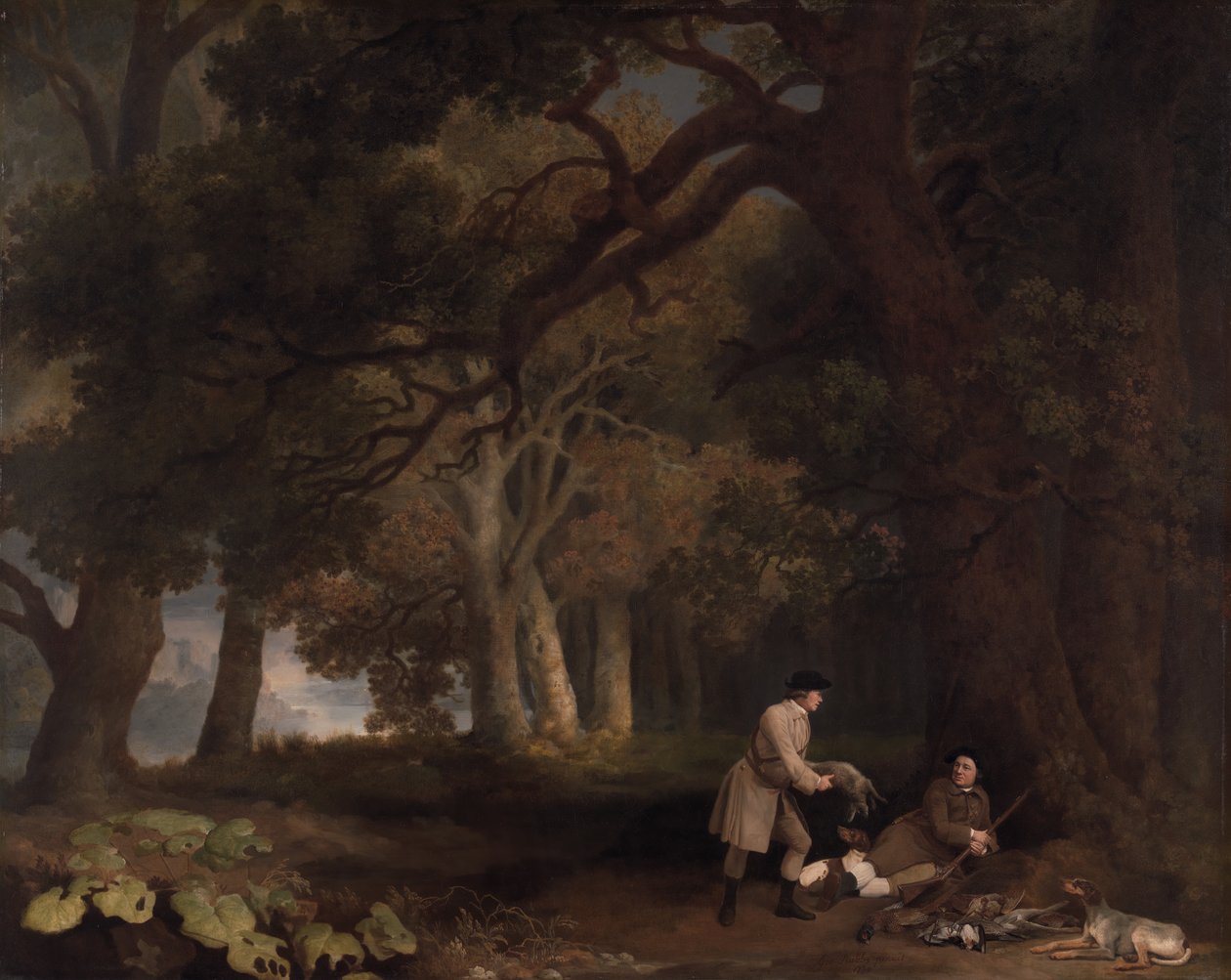 Nyugalom a forgatás után, 1770. alkotó: George Stubbs