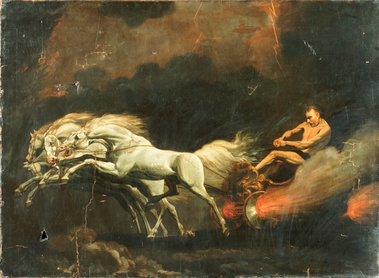 Phaeton bukása alkotó: George Stubbs