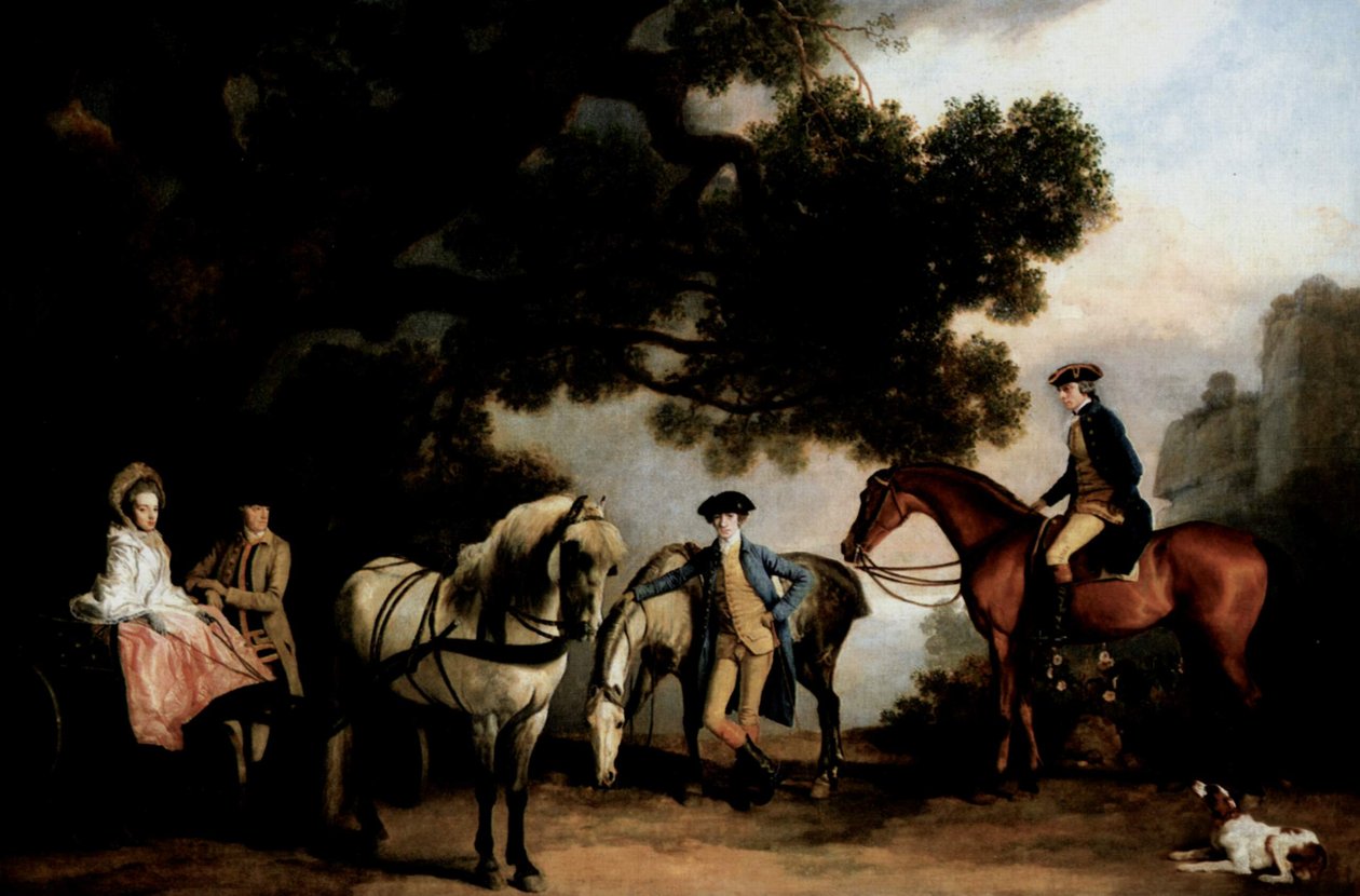 A Milbanke és Melbourne családok alkotó: George Stubbs