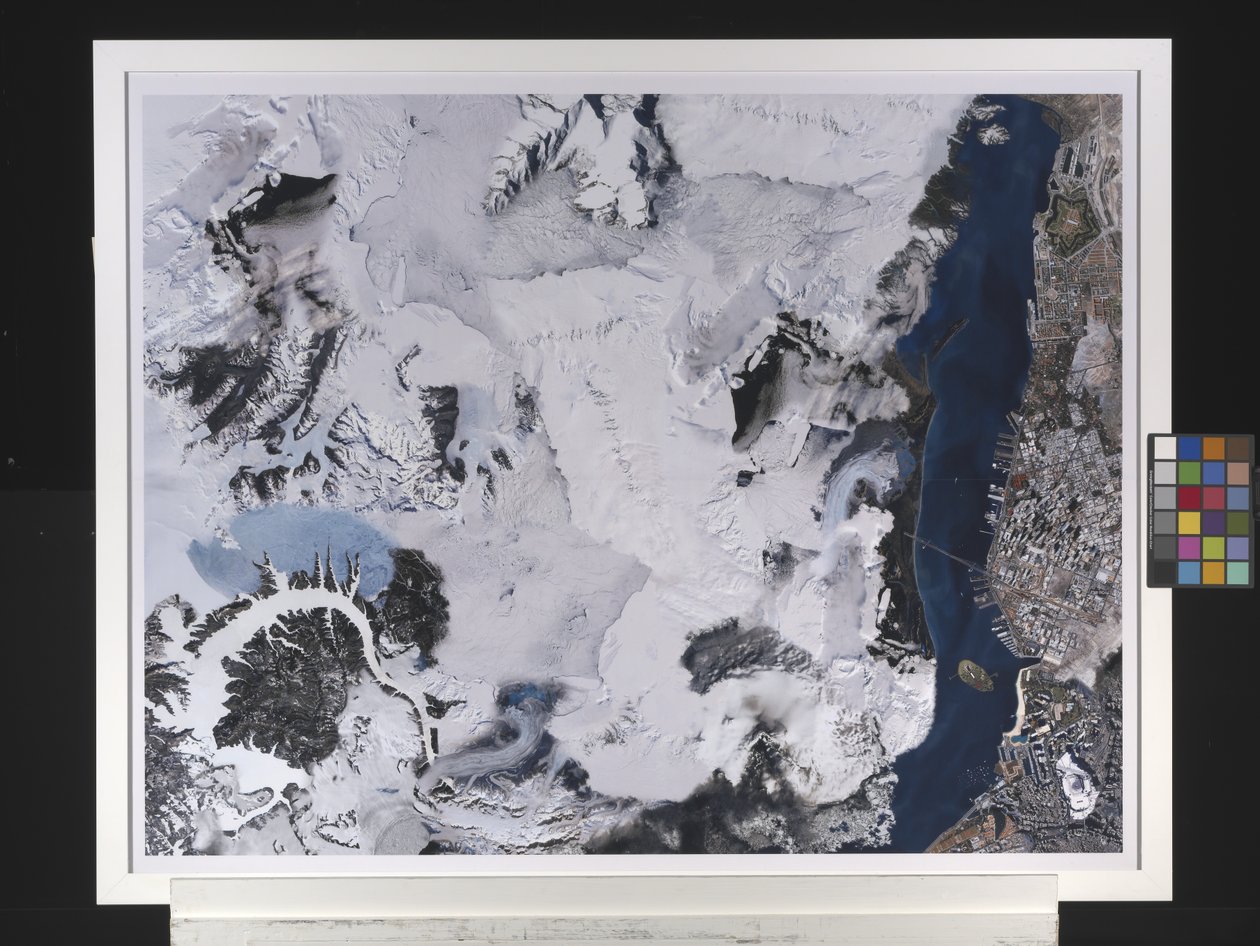 San Sri Copenkikiqaqaafallindasiscobuslanderzefoxporeberinlankmeccalibertyartic Strait Glacier (összetett fényképezés) alkotó: George Thompson Hobbs