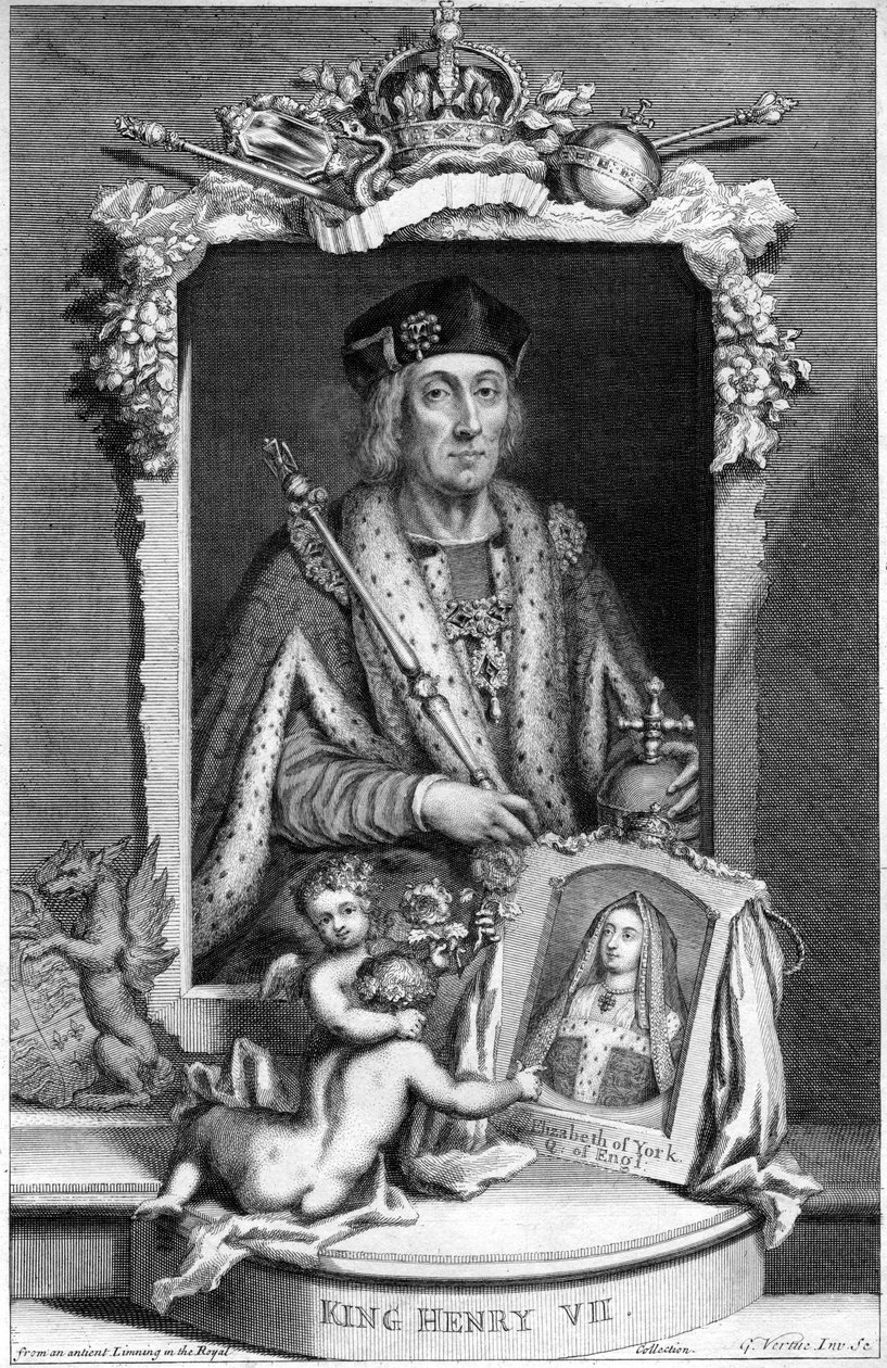 VII. Henrik Anglia, 18. század. alkotó: George Vertue