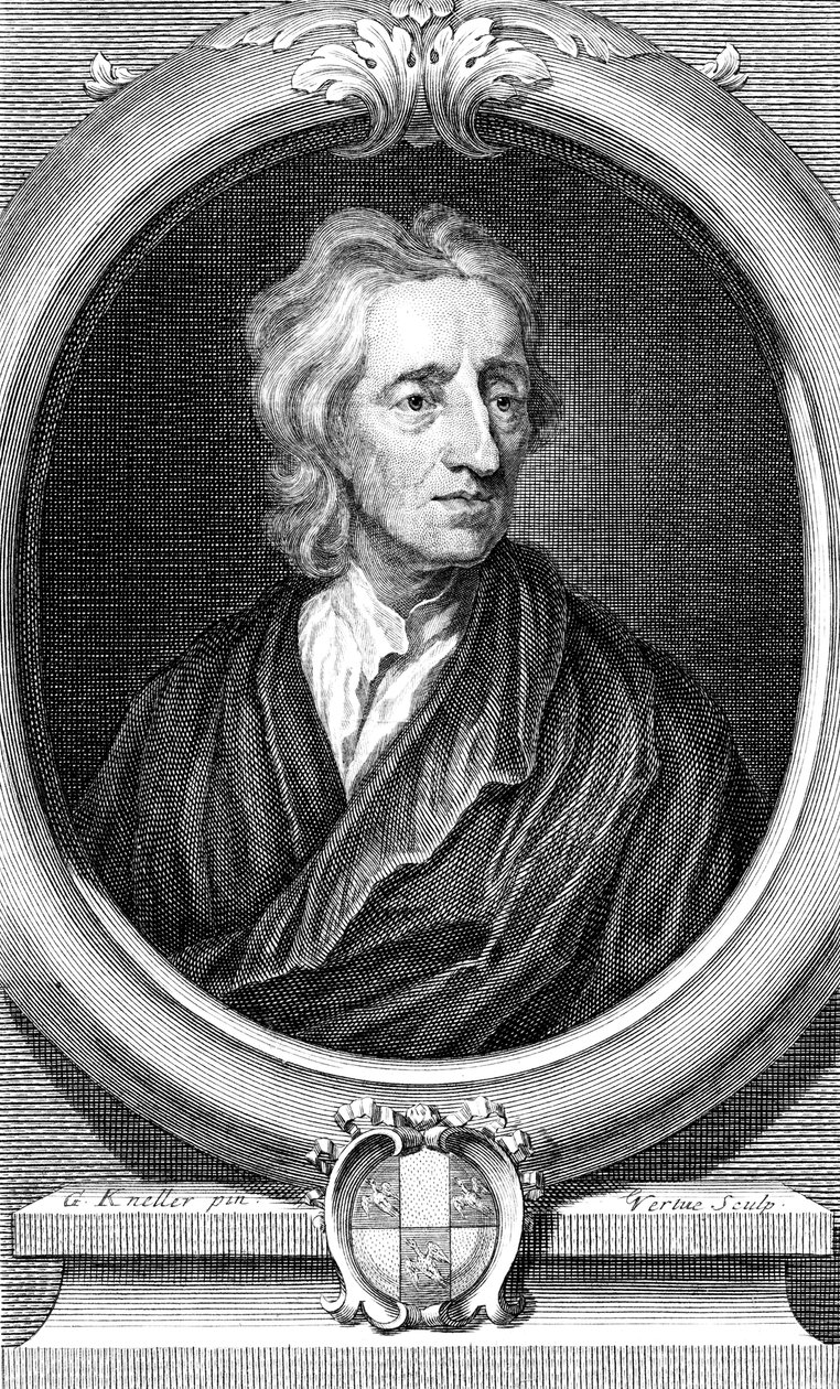 John Locke angol filozófus, 1713 alkotó: George Vertue