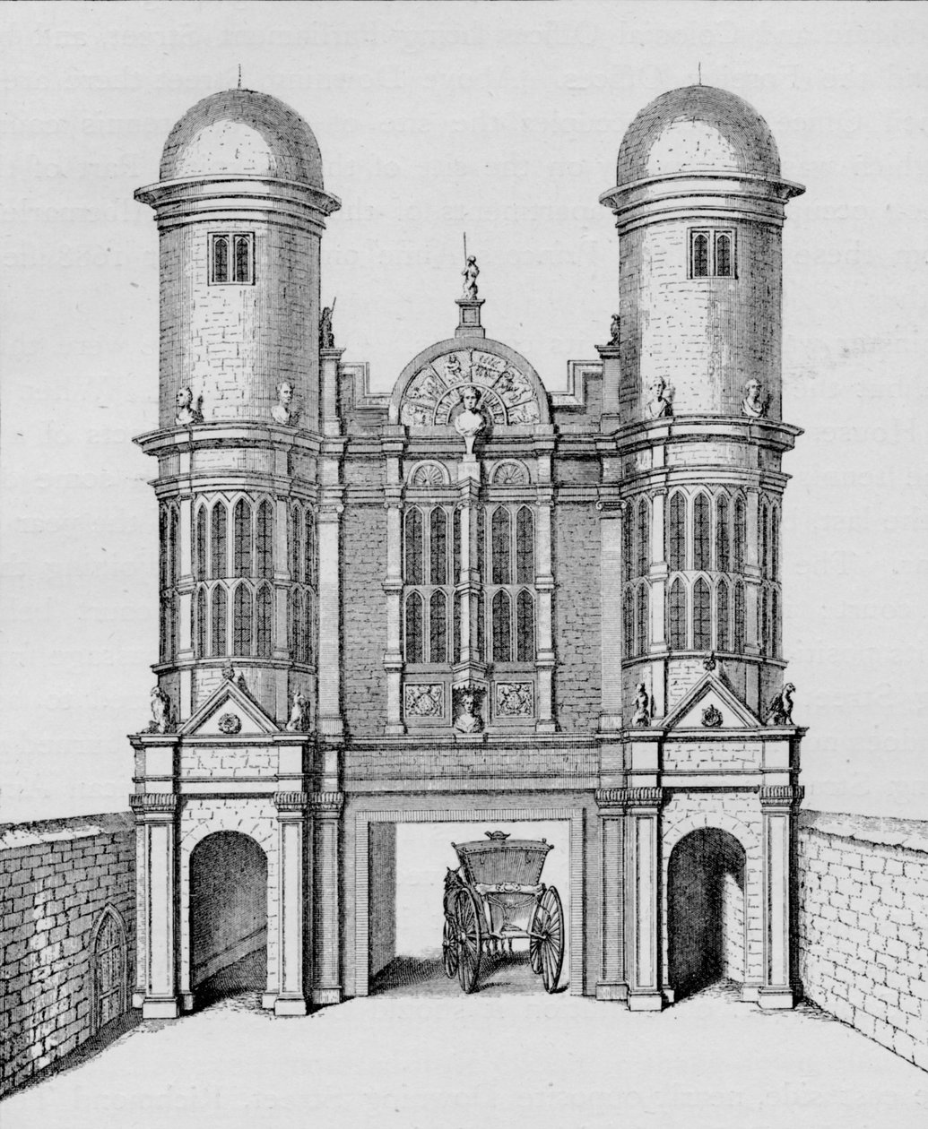 King Street Gate, Westminster, 1725, 1911 alkotó: George Vertue
