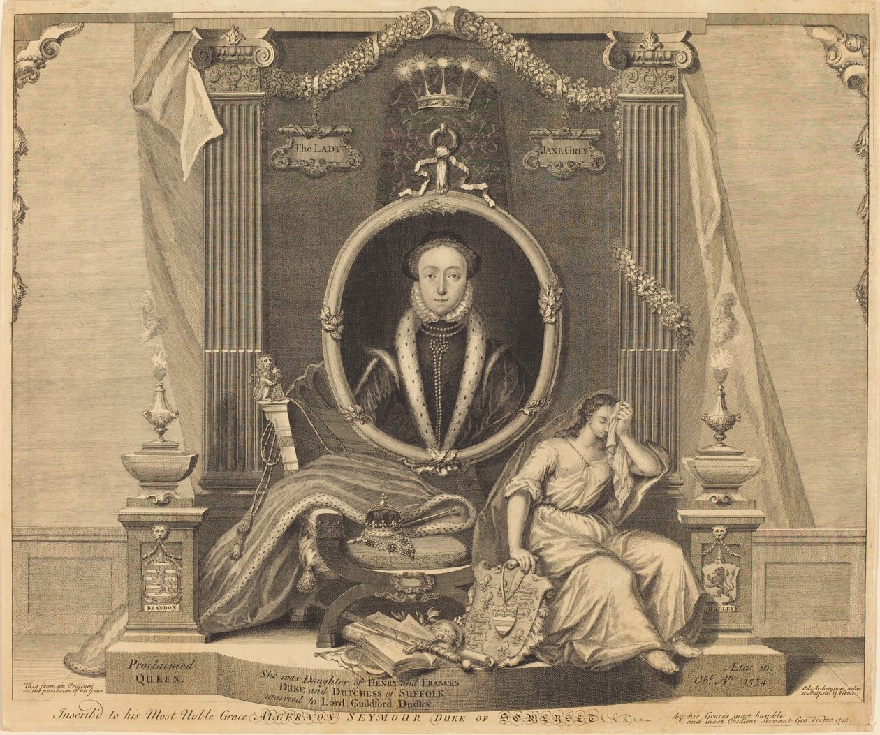 Lady Jane Gray alkotó: George Vertue