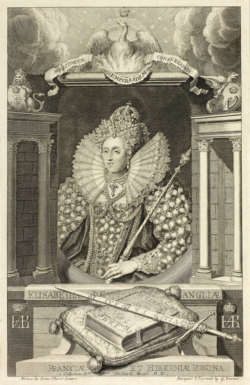 Erzsébet királyné I alkotó: George Vertue