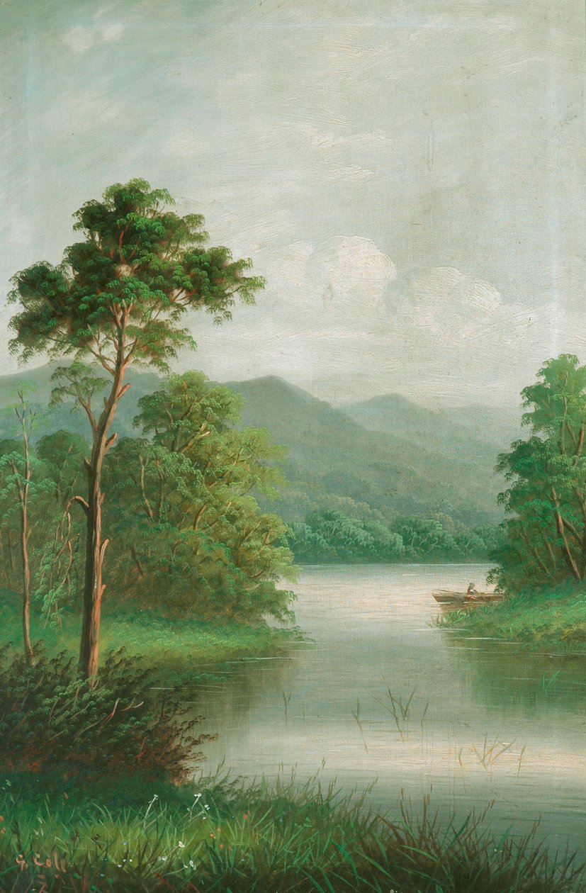 Hajó a folyón, 1801 alkotó: George Vicat Cole