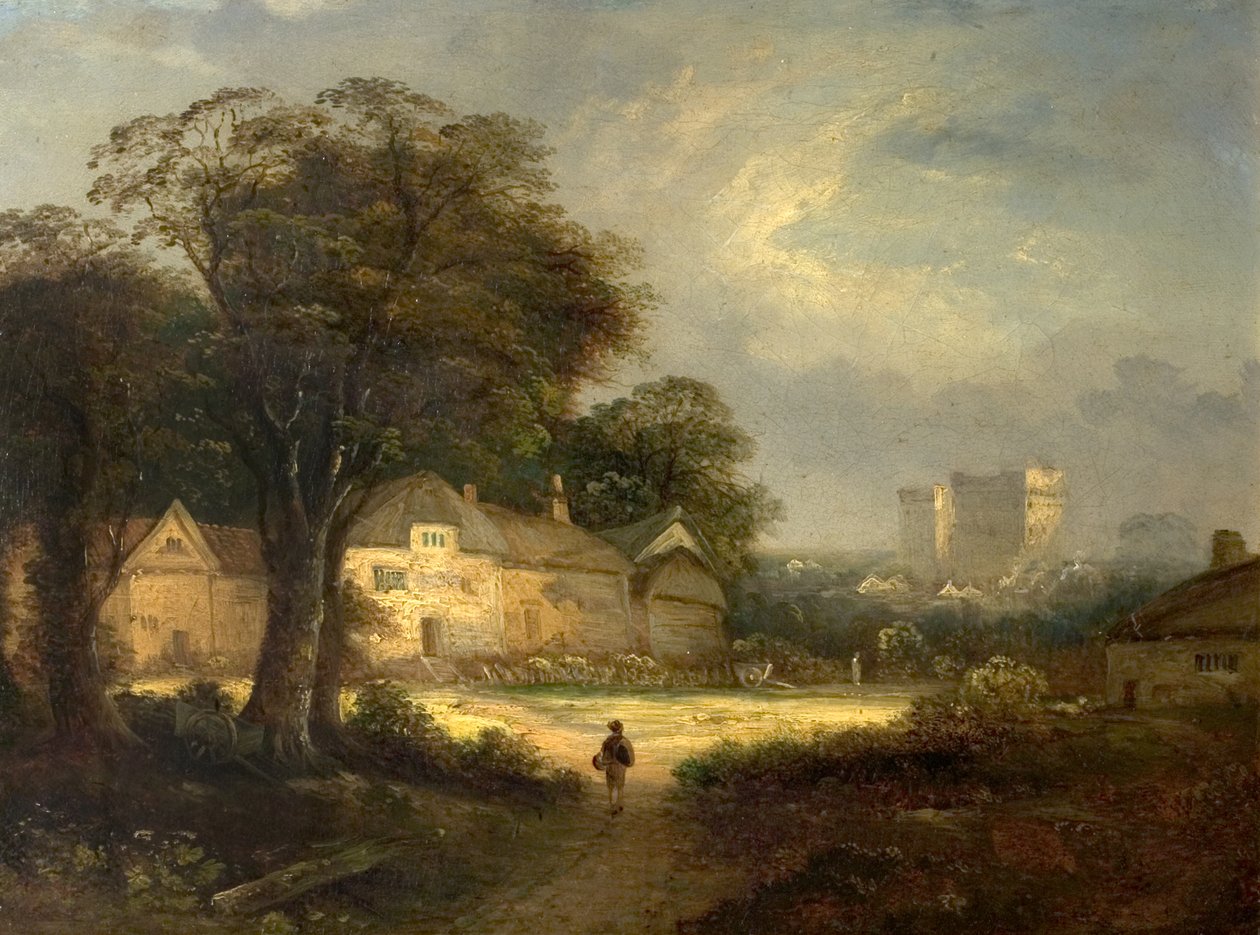 Castle Ashby, Northamptonshire, 19. század alkotó: George Vincent