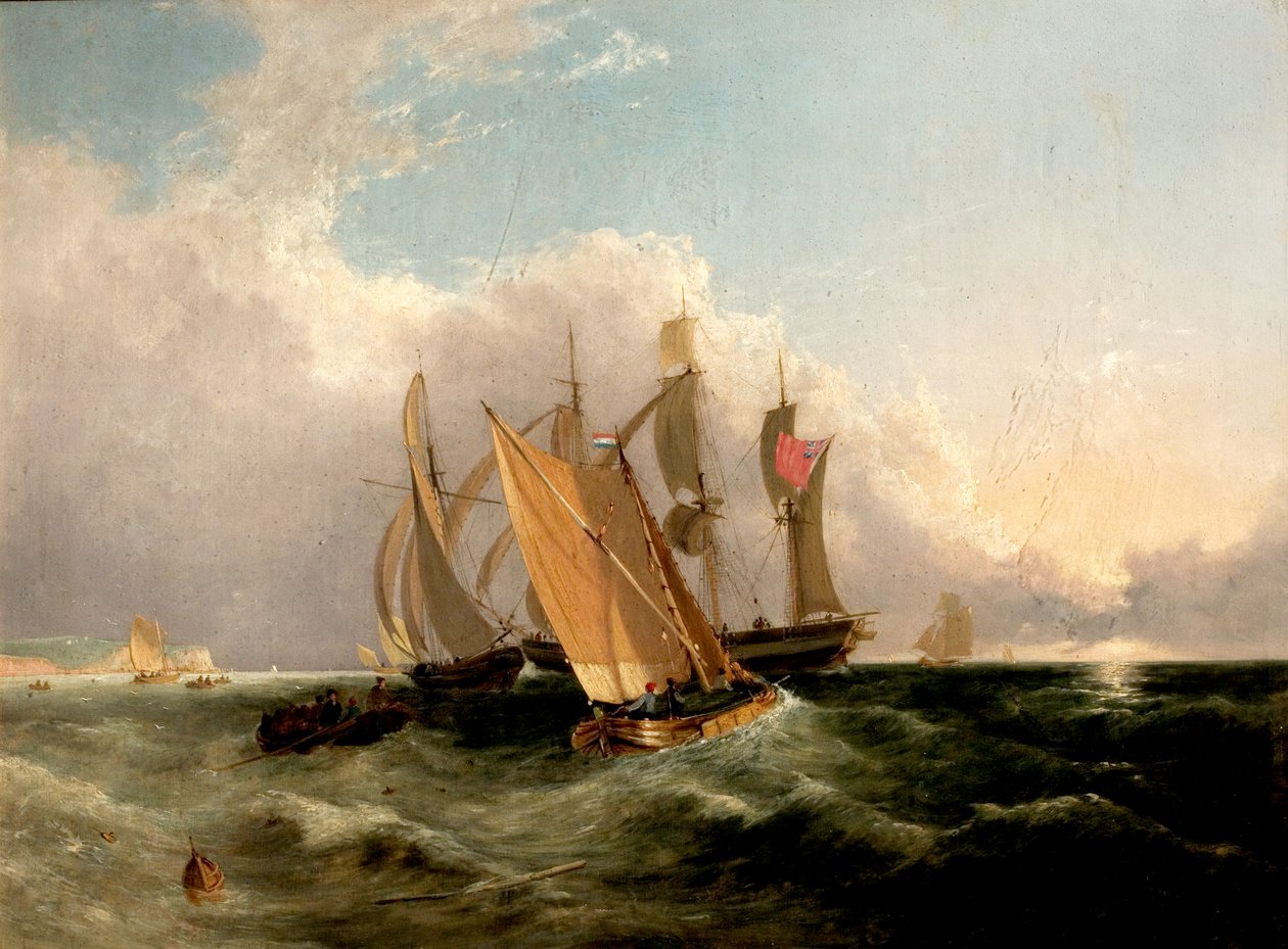 Tengeri darab, 1827 alkotó: George Vincent