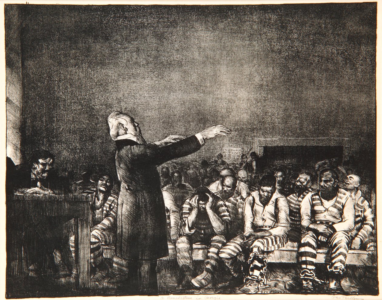 Áldás Grúziában, 1916 alkotó: George Wesley Bellows