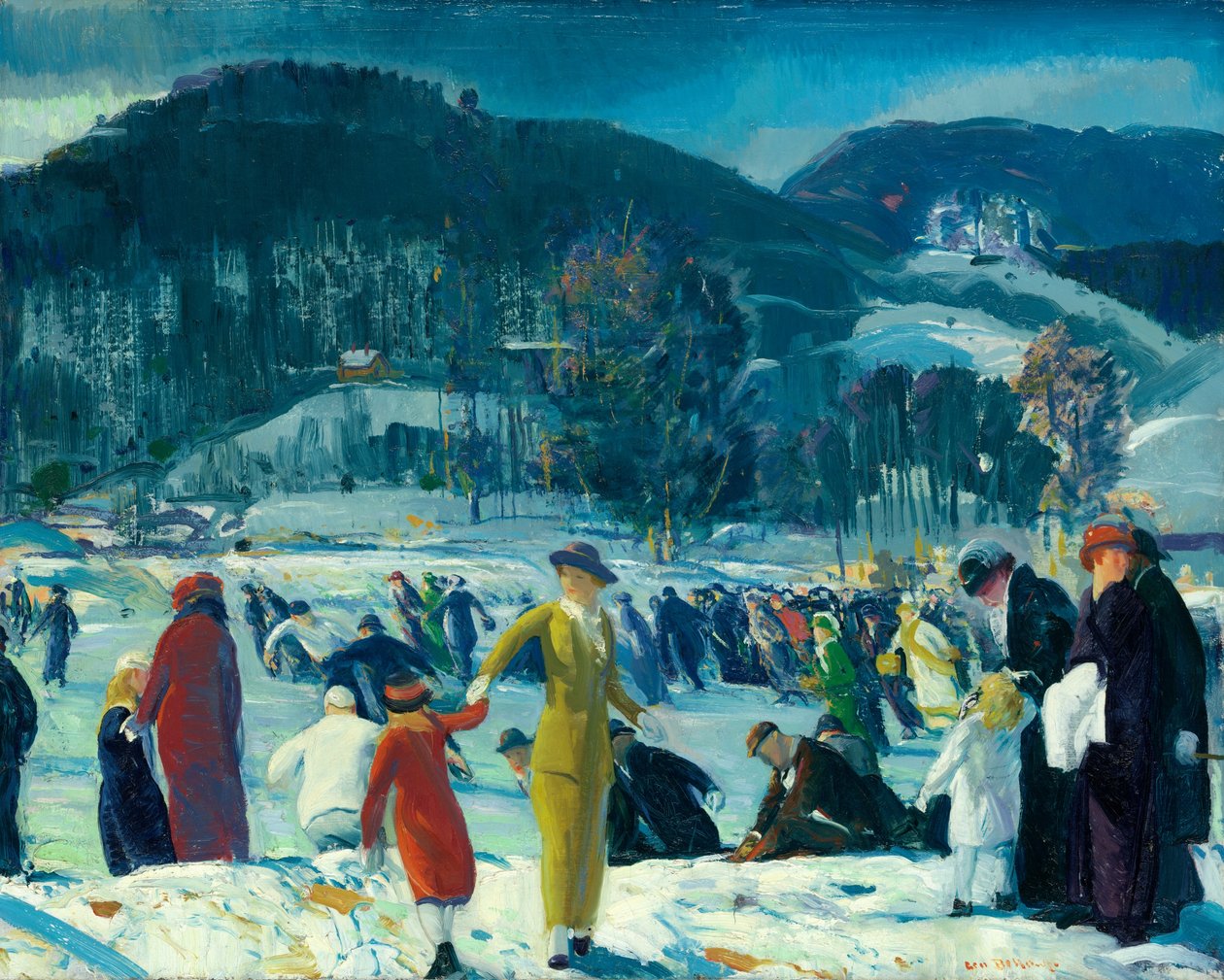 A tél szerelme, 1914. alkotó: George Wesley Bellows