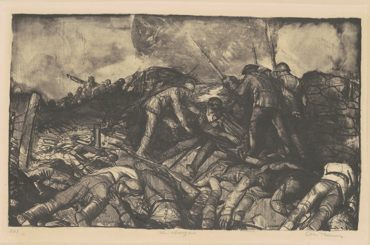 A vád, 1918. alkotó: George Wesley Bellows