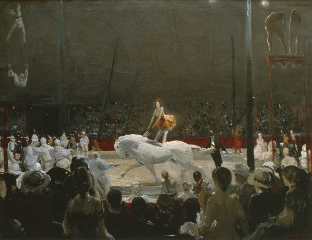 A cirkusz, 1912 alkotó: George Wesley Bellows