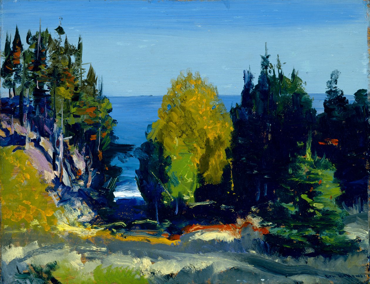 The Grove - Monhegan, 1911 alkotó: George Wesley Bellows