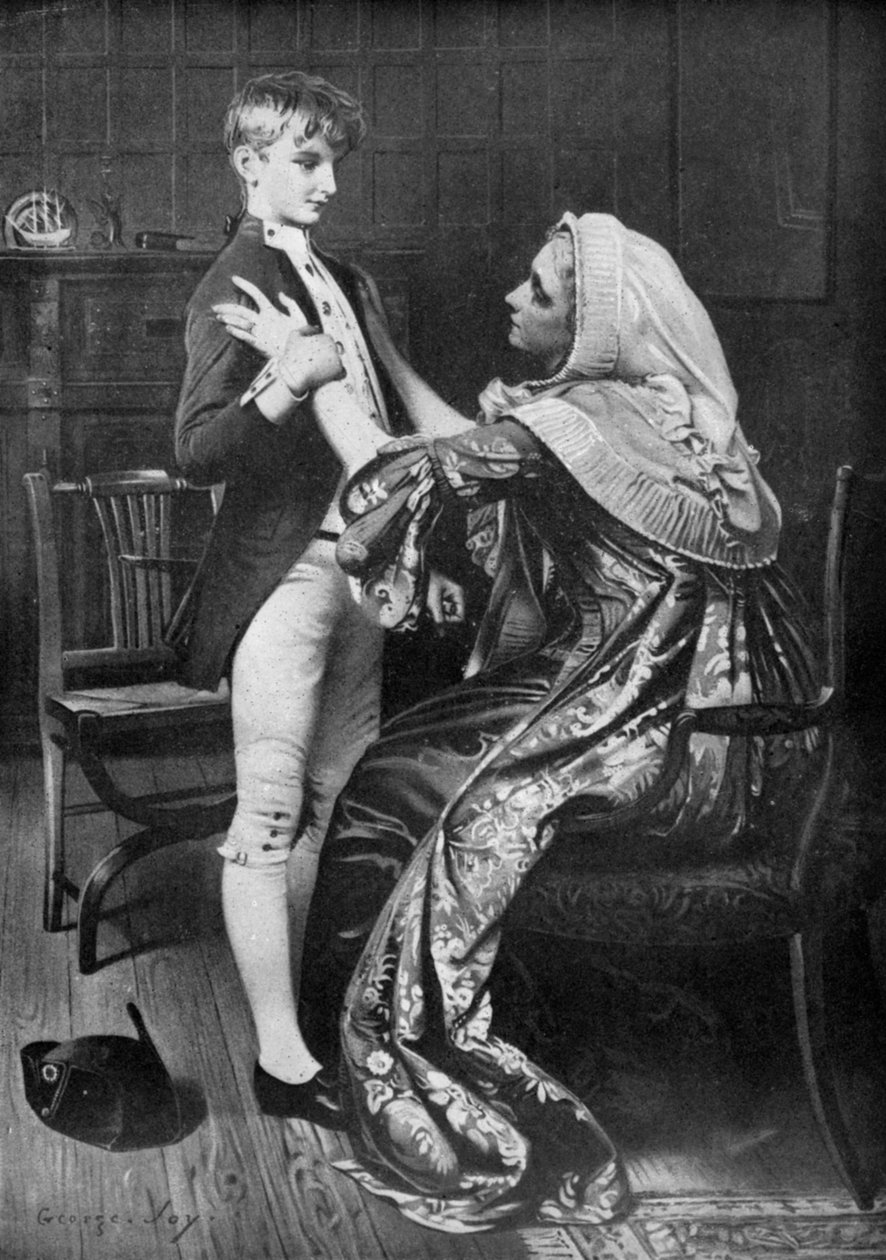 Nelsons első búcsúja, 1926. alkotó: George William Joy