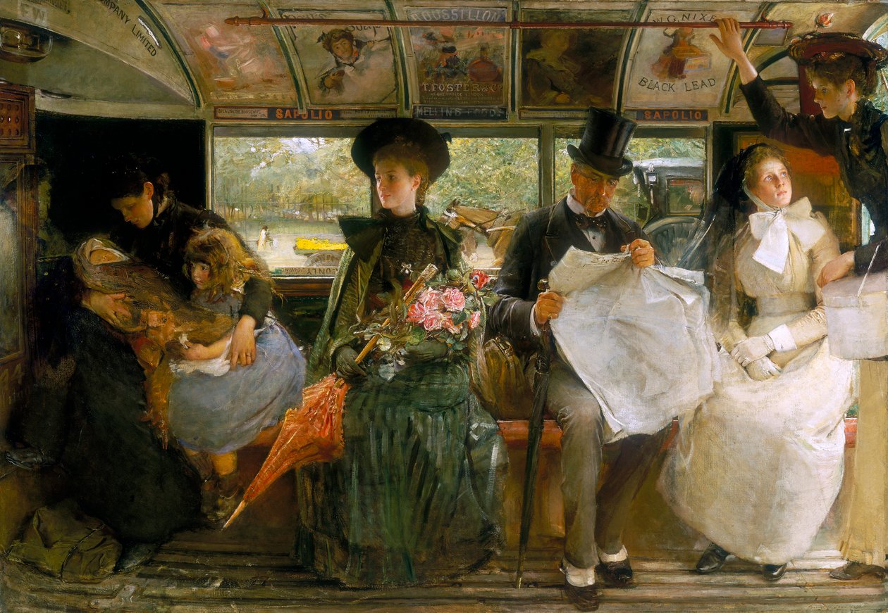 "The Bayswater Omnibus", 1895. alkotó: George William Joy
